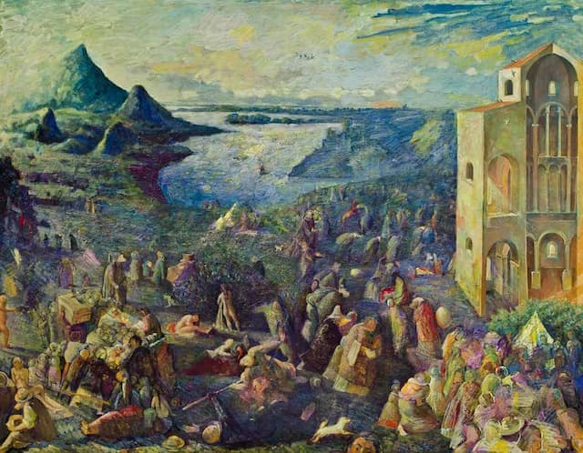 Morning, or the Parable of the Blind. 2014